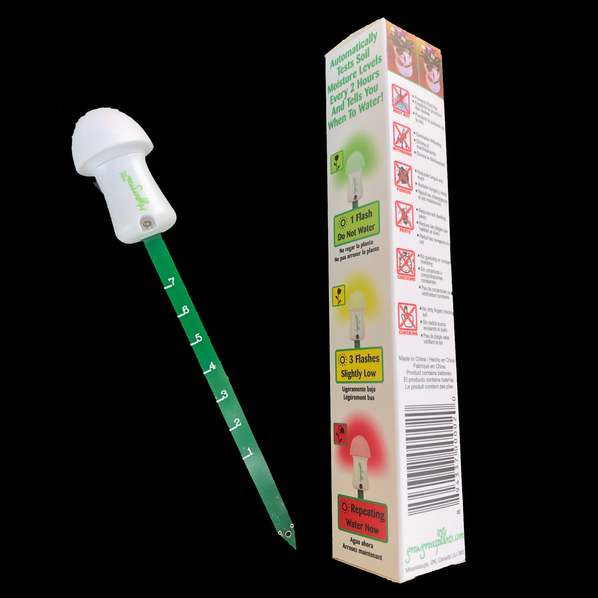 Automatic Soil Moisture Meter - Alerts you when to water! (3+1 FREE)