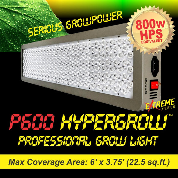 P600 HyperGrow™ Extreme Professional Full Spectrum Grow Light